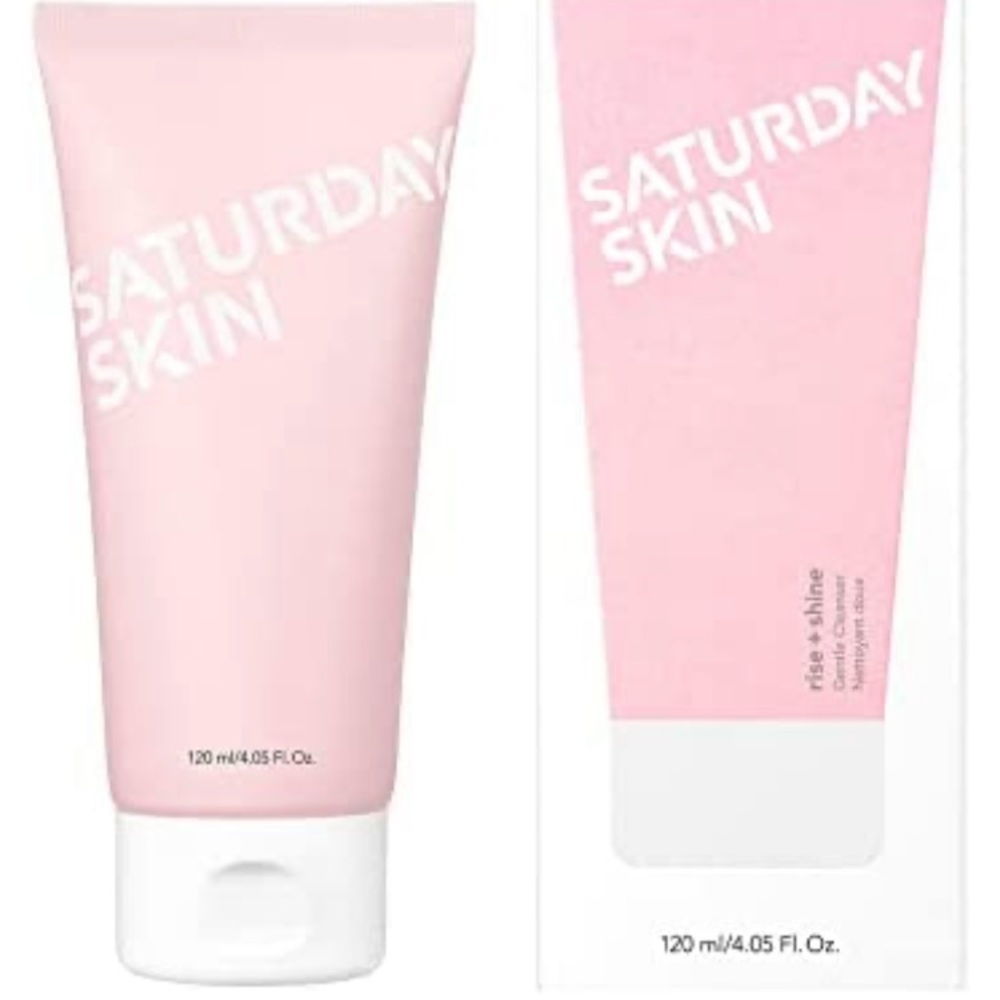 Saturday skin gentle cleanser apple and peach